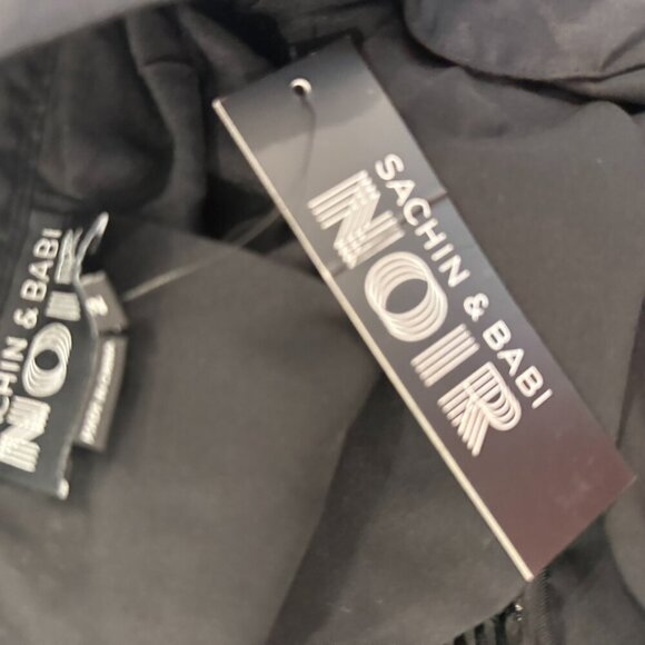 Sachi + Babi Maxi striped ayako midi skirt in jet Size 0 - Picture 5 of 11